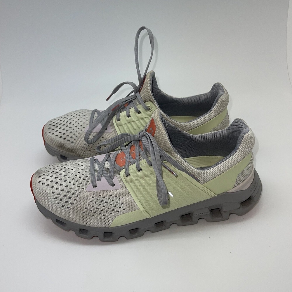 On Sneakers Womens‎ 8.5 Cloudswift 41.98921 Gray Green Athletic Running Gym Shoe